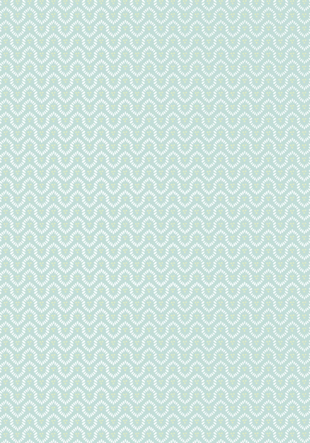 Anna French WYNFORD Spa Blue Wallpaper