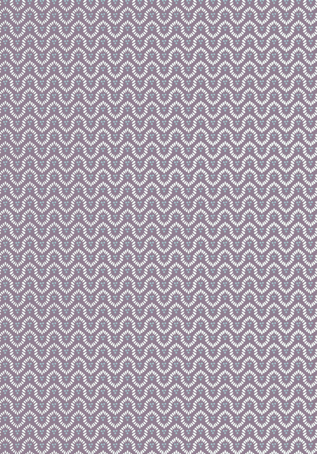 Anna French WYNFORD Plum Wallpaper