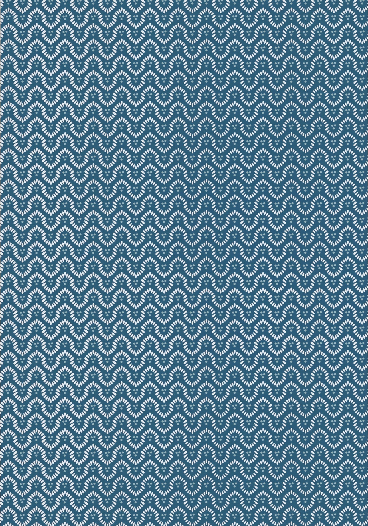 Anna French WYNFORD Navy Wallpaper