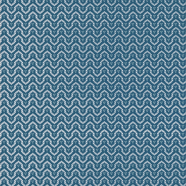 Anna French Wynford Navy Wallpaper