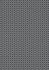 Anna French WYNFORD Black Wallpaper