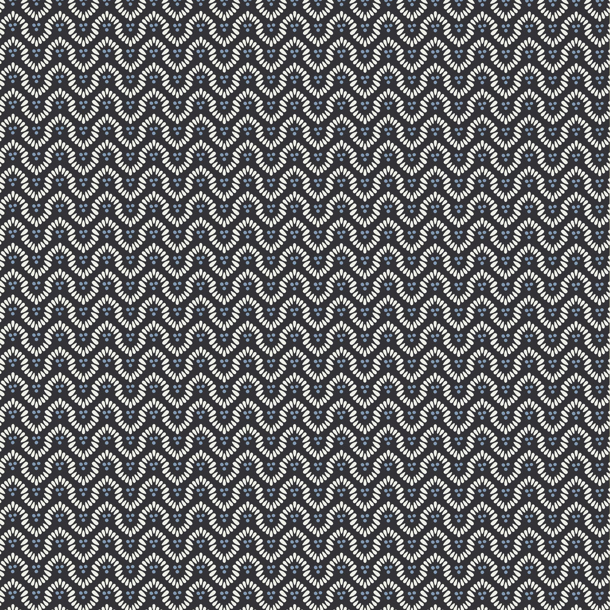 Anna French Wynford Black Wallpaper