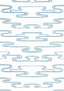 Anna French CLOUDWATER Blue Wallpaper