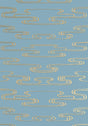 Anna French CLOUDWATER Metallic Gold on Mineral Wallpaper