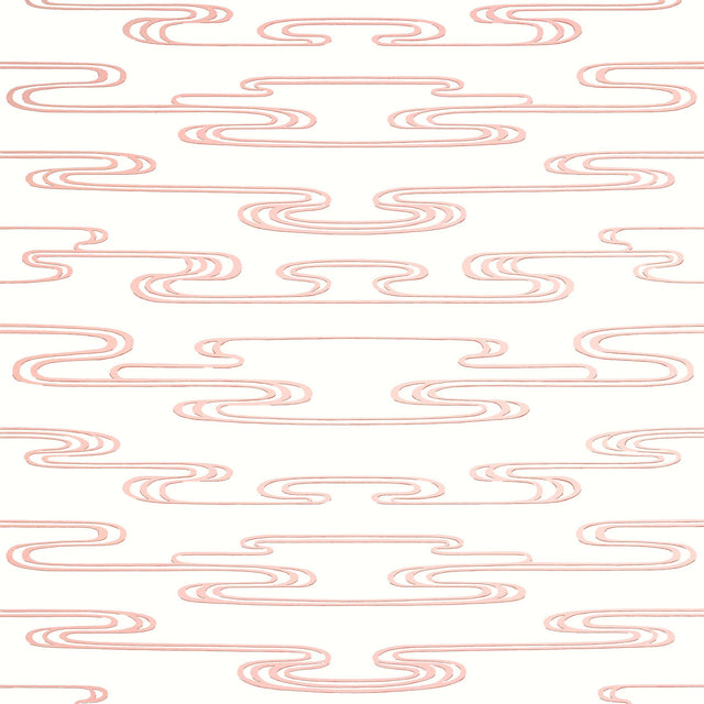 Anna French Cloudwater Blush Wallpaper