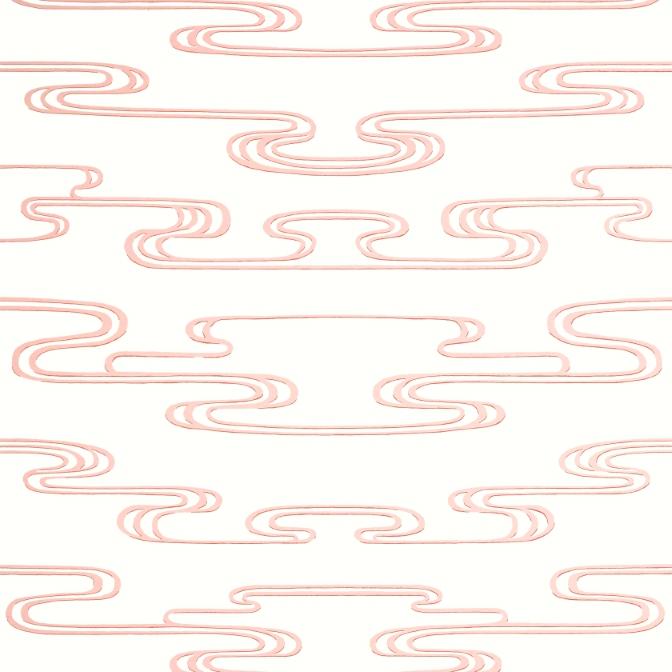 Anna French CLOUDWATER Blush Wallpaper