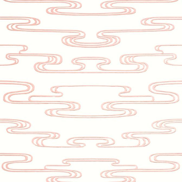 Anna French CLOUDWATER Blush Wallpaper