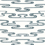 Anna French Cloudwater Black Wallpaper