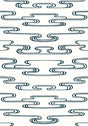 Anna French CLOUDWATER Black Wallpaper