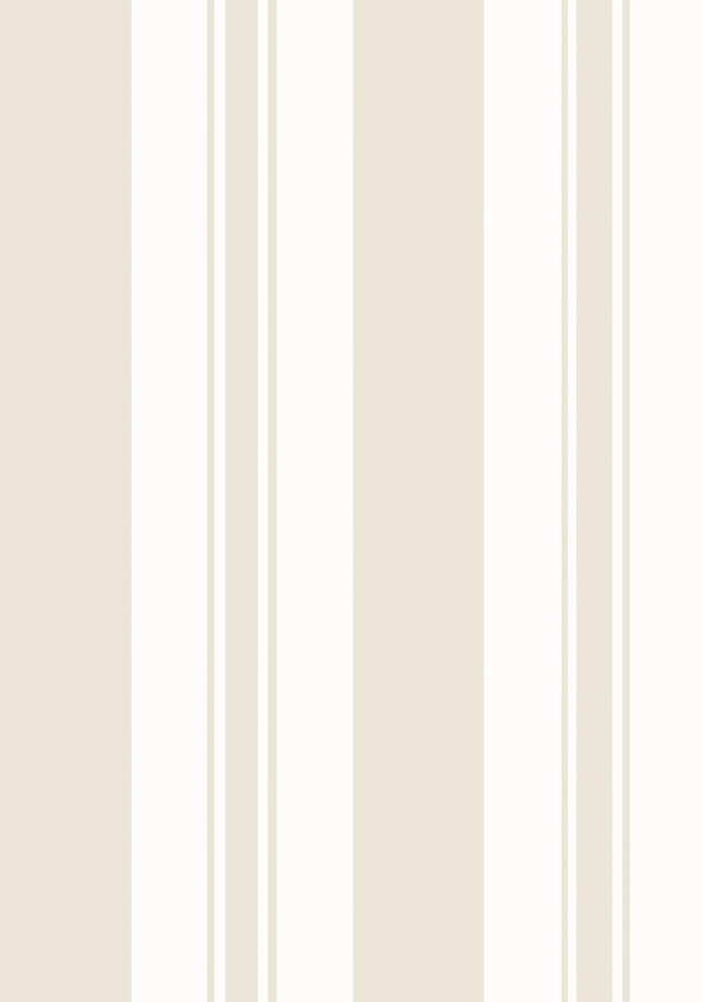 Anna French KESWICK STRIPE Beige Wallpaper