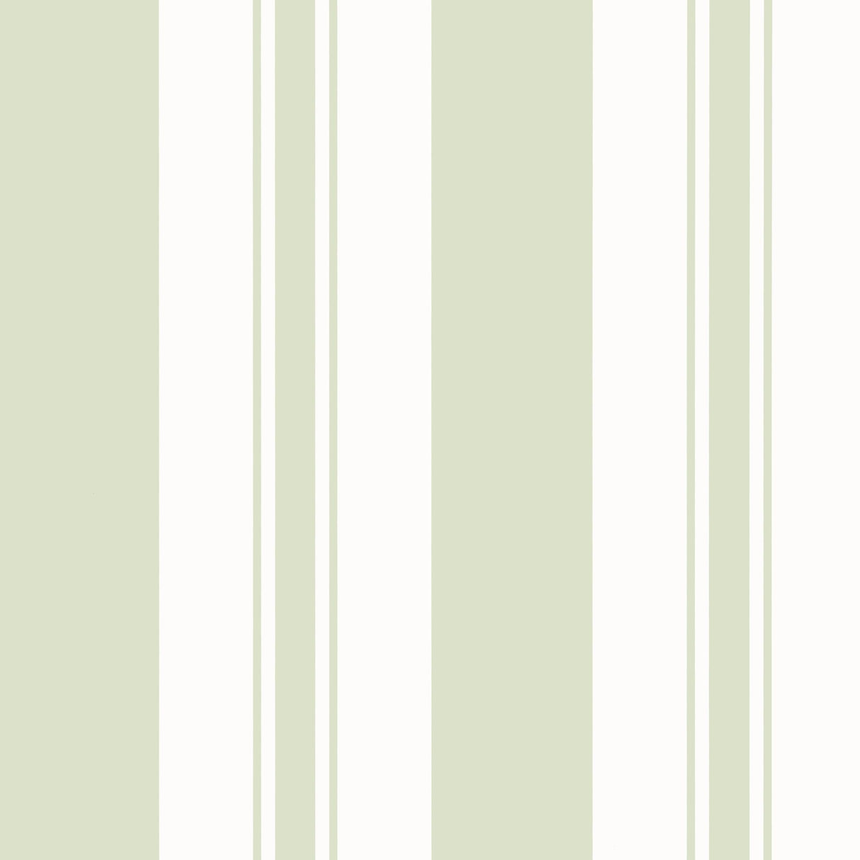 Anna French Keswick Stripe Green Wallpaper