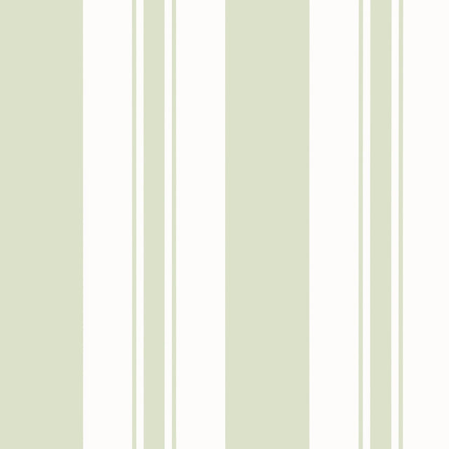 Anna French Keswick Stripe Green Wallpaper