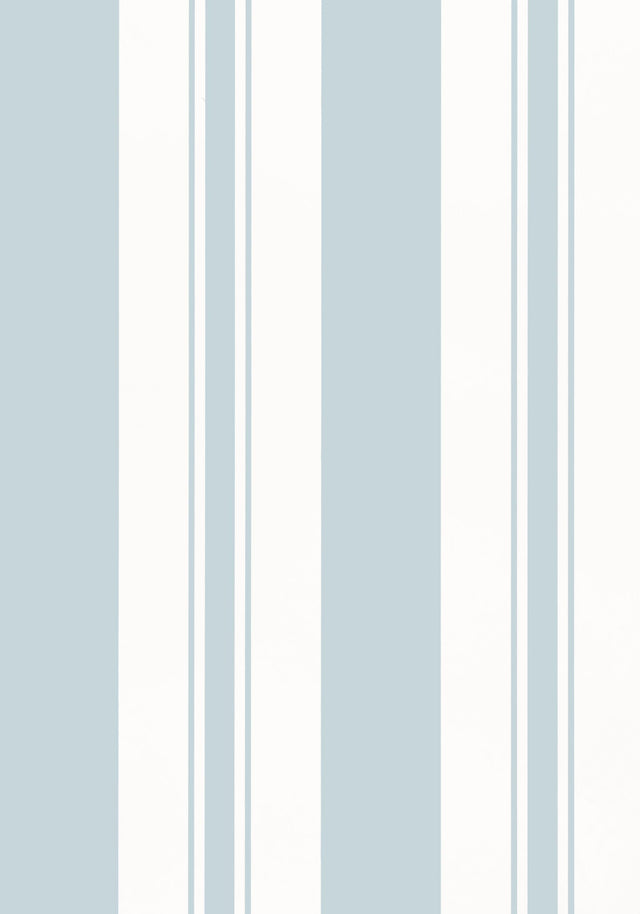Anna French KESWICK STRIPE Soft Blue Wallpaper