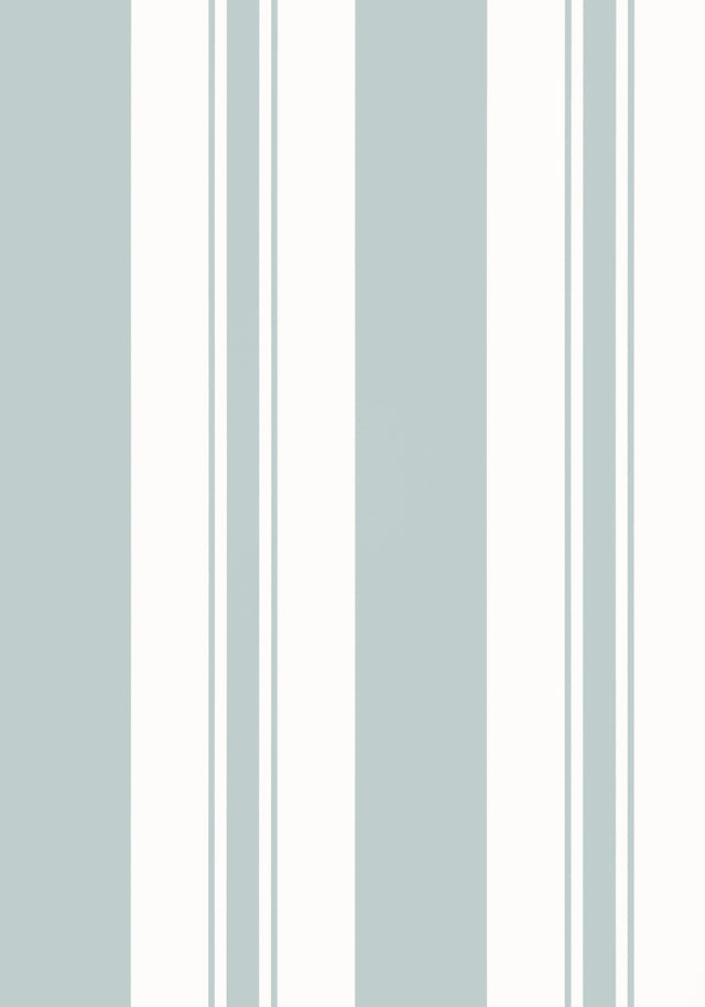 Anna French KESWICK STRIPE Slate Wallpaper