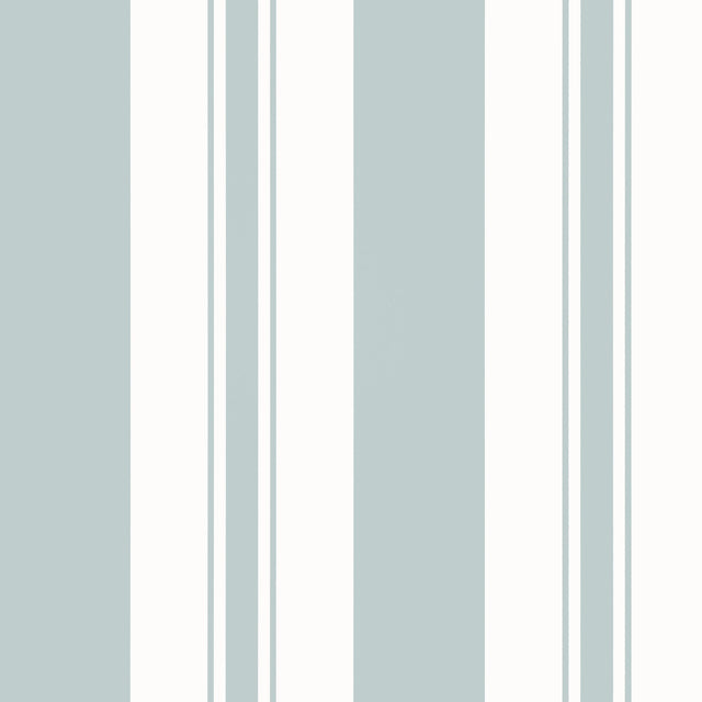 Anna French Keswick Stripe Slate Wallpaper