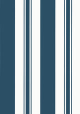 Anna French KESWICK STRIPE Navy Wallpaper