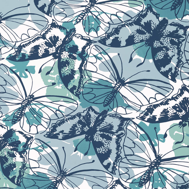 Anna French Paxton Blue Wallpaper