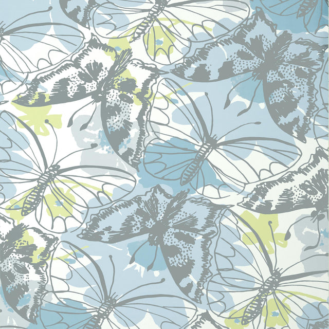 Anna French Paxton Soft Blue Wallpaper
