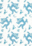 Anna French DRAGON DANCE Blue Wallpaper