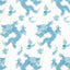 Anna French Dragon Dance Blue Wallpaper
