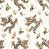 Anna French Dragon Dance Metallic Gold On Neutral Wallpaper