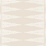 Anna French ELLERY STRIPE White on Beige Wallpaper
