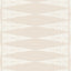 Anna French ELLERY STRIPE White on Beige Wallpaper