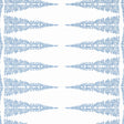 Anna French ELLERY STRIPE Sky Blue on White Wallpaper