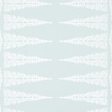 Anna French ELLERY STRIPE White on Soft Blue Wallpaper