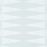Anna French Ellery Stripe White On Soft Blue Wallpaper