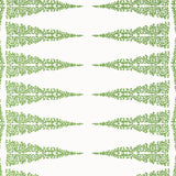 Anna French ELLERY STRIPE Kelly on White Wallpaper