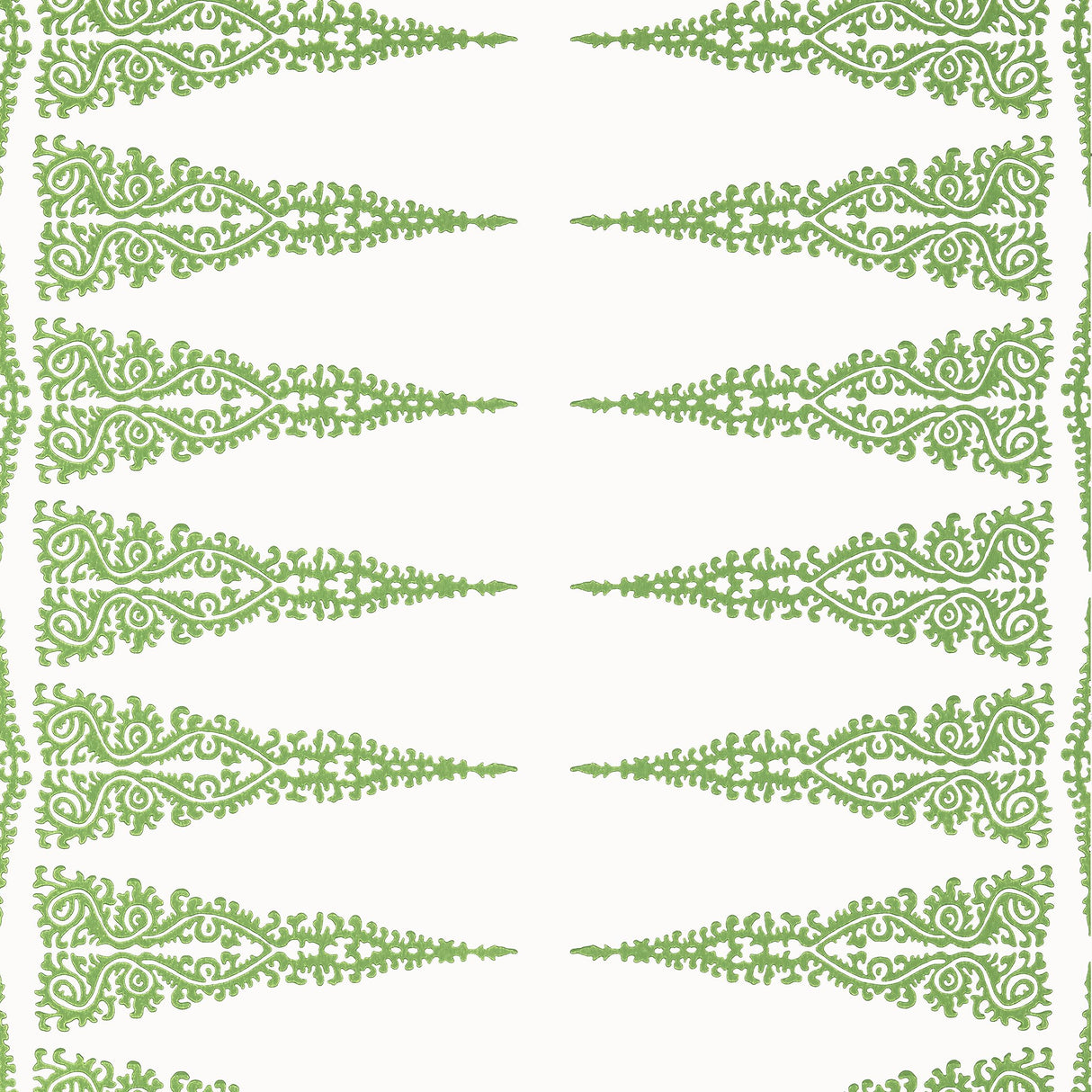 Anna French Ellery Stripe Kelly On White Wallpaper