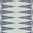 Anna French ELLERY STRIPE Navy on Soft Teal Wallpaper