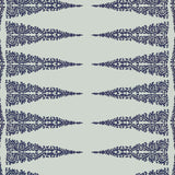 Anna French Ellery Stripe Navy On Soft Teal Wallpaper