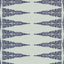 Anna French Ellery Stripe Navy On Soft Teal Wallpaper