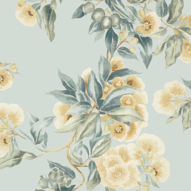 Anna French Camellia Garden Soft Gold Wallpaper