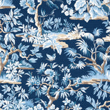 Anna French ELWOOD Navy Wallpaper