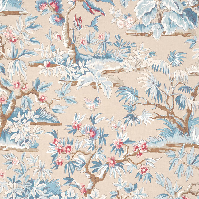Anna French ELWOOD Document Linen Wallpaper