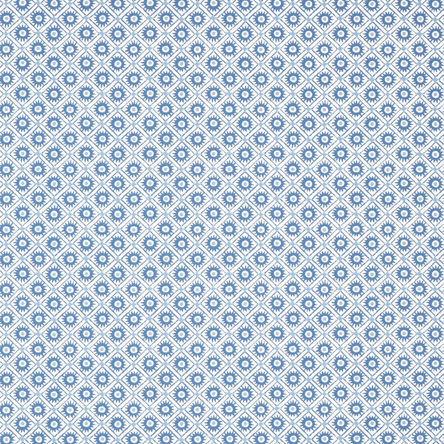 Anna French MINI SUN Navy Wallpaper