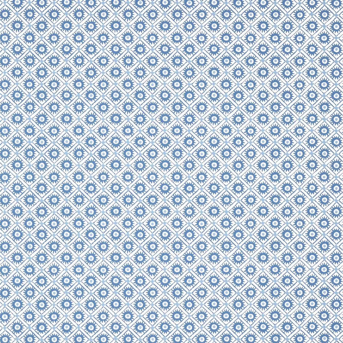 Anna French Mini Sun Navy Wallpaper