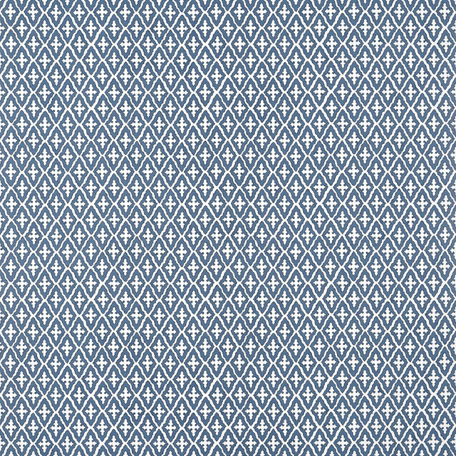 Anna French Lindsey Navy Wallpaper