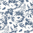 Anna French Newlands Toile Blue Wallpaper