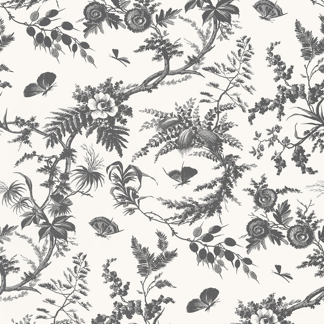 Anna French Newlands Toile Black Wallpaper