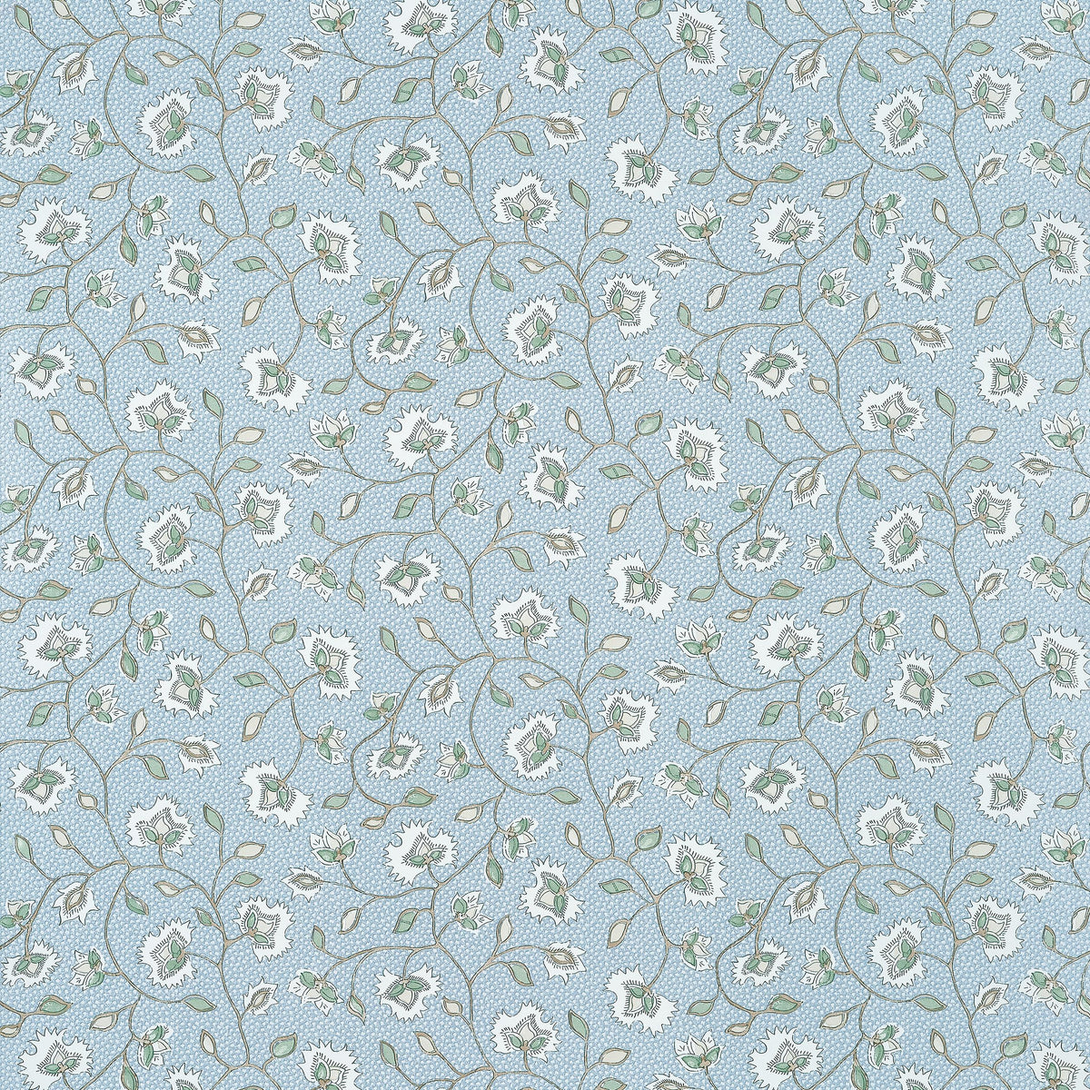Anna French Chelsea Soft Blue And Green Wallpaper