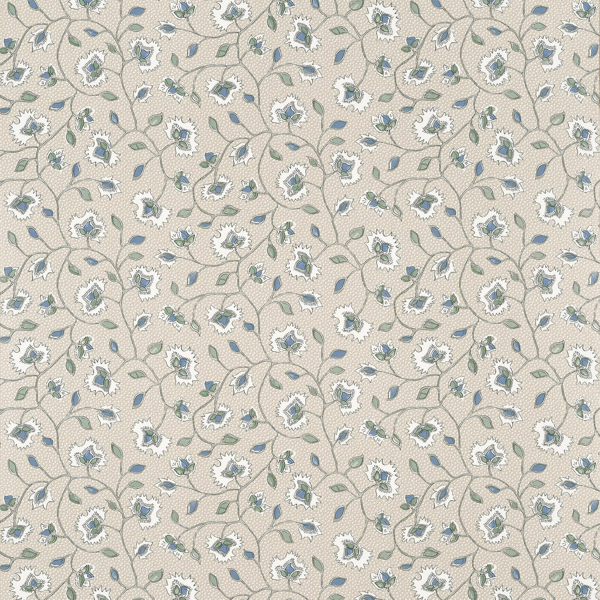 Anna French CHELSEA Slate and Linen Wallpaper