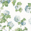 Anna French SUSSEX HYDRANGEA Blue and Green Wallpaper
