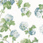 Anna French Sussex Hydrangea Blue And Green Wallpaper