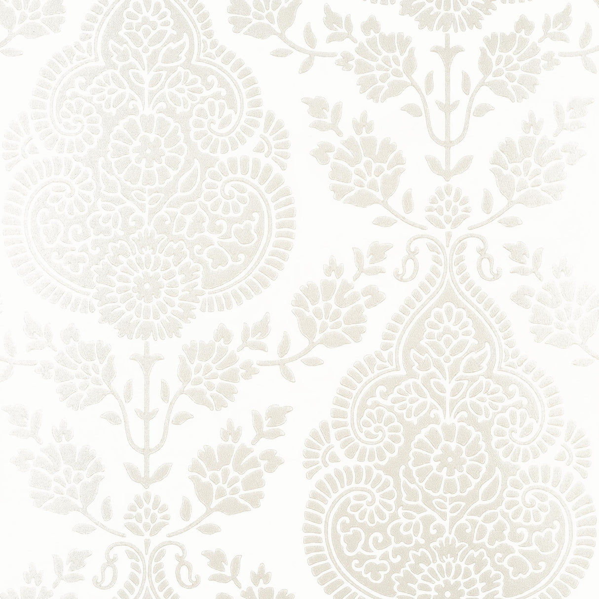 Anna French Balmuccia Damask Pearl Wallpaper