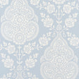 Anna French BALMUCCIA DAMASK Soft Blue Wallpaper