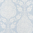 Anna French Balmuccia Damask Soft Blue Wallpaper